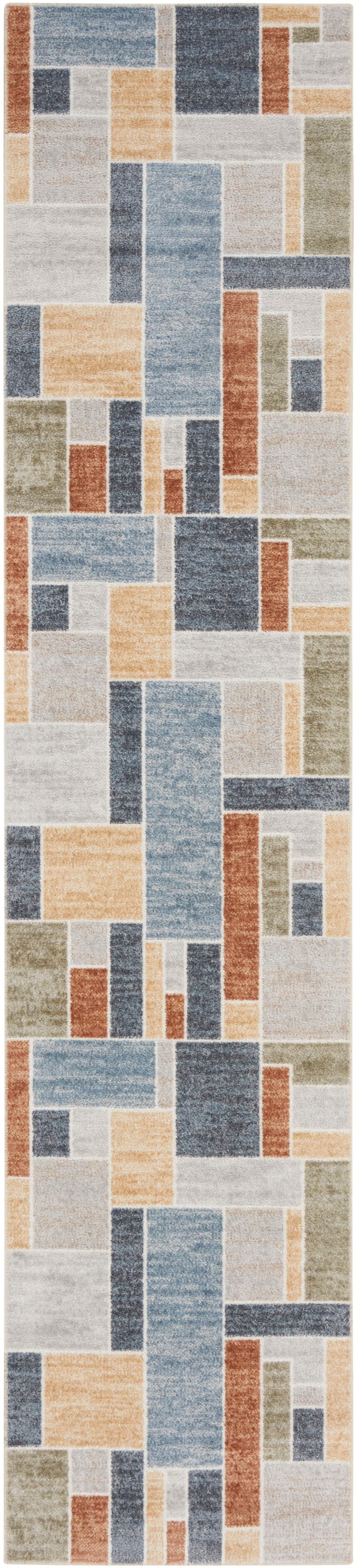 Astra Machine Washable ASW09 Multicolor Rug - Runner