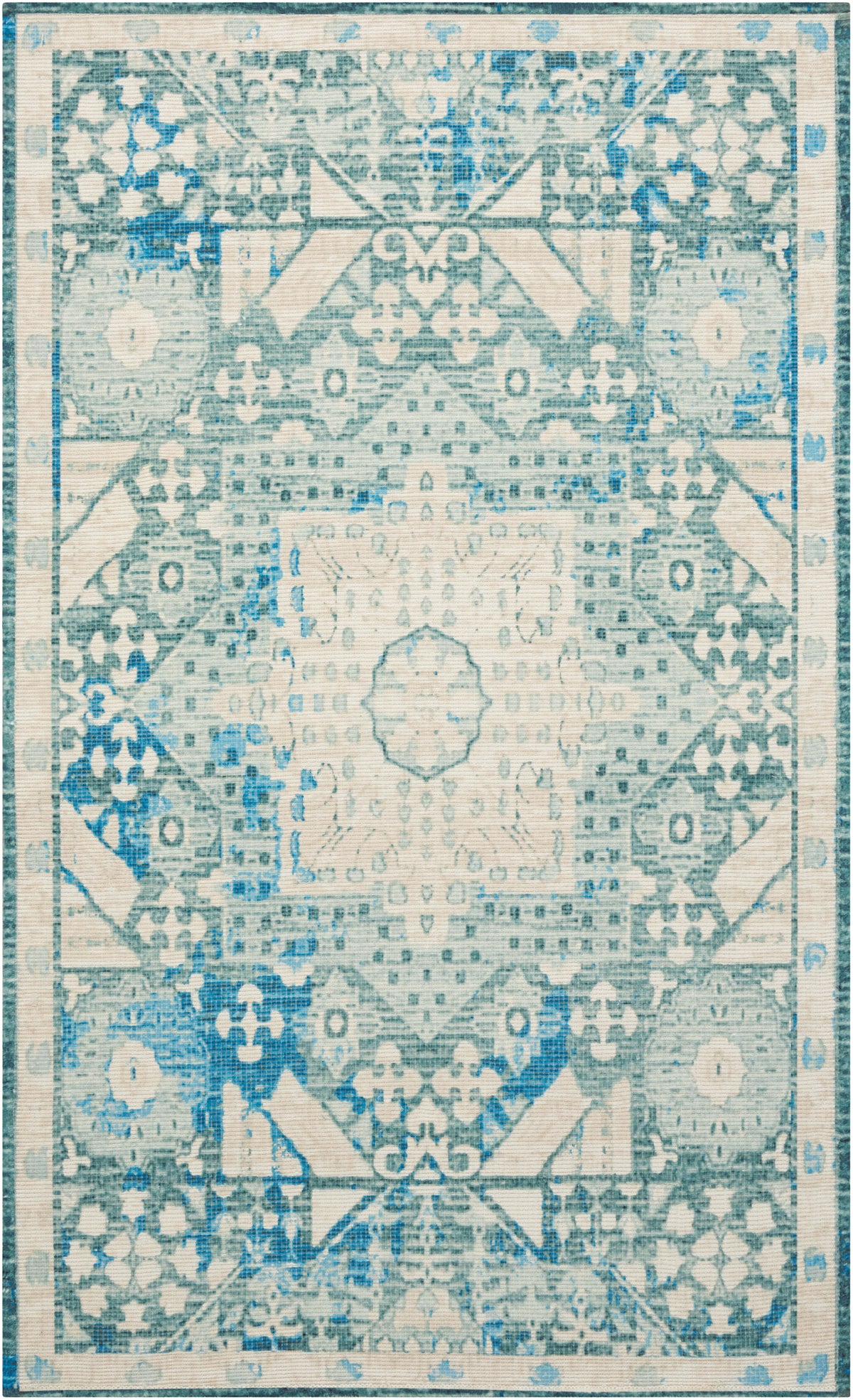 Madera MAD03 Teal Rug - Rectangle