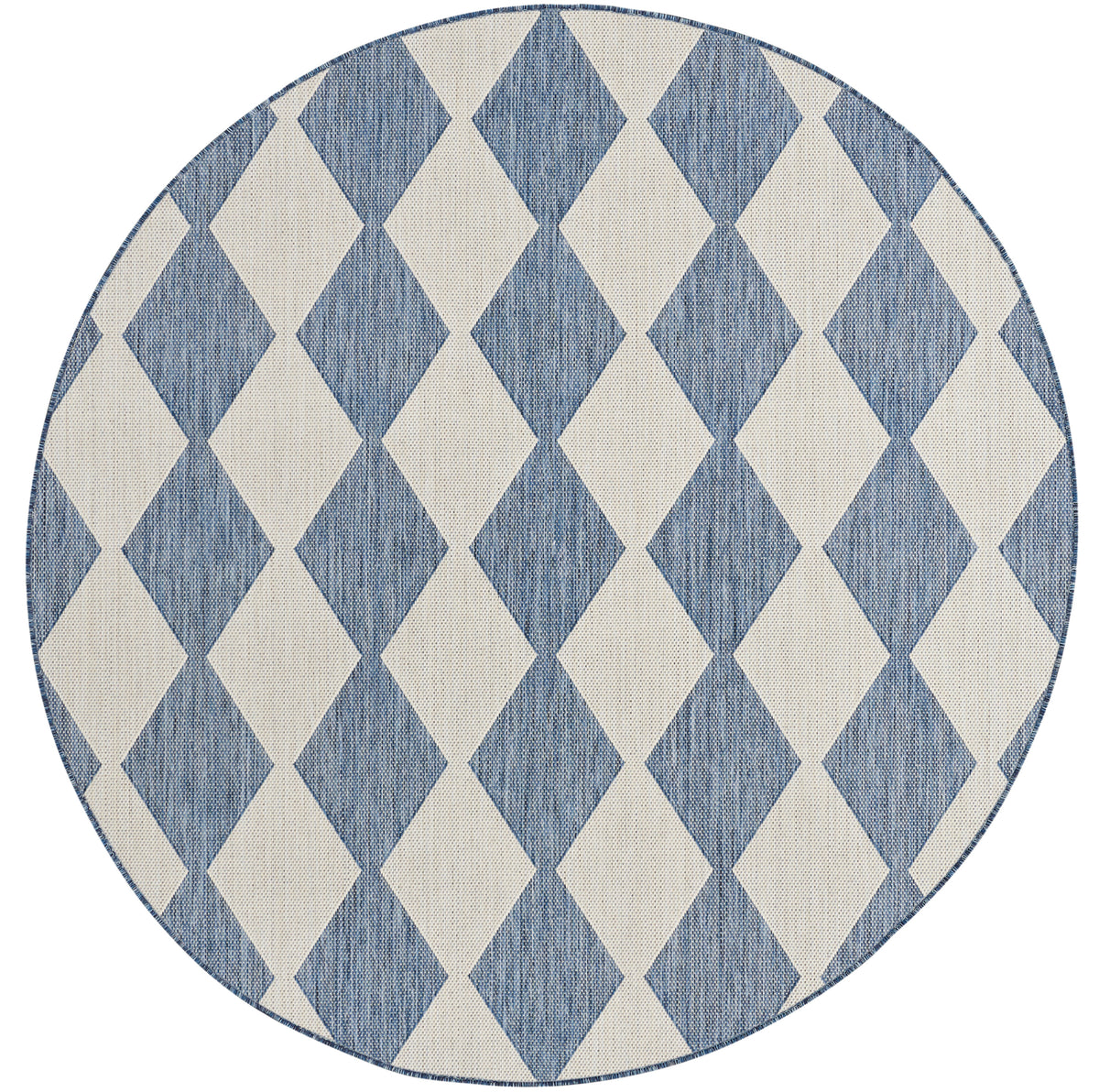 Positano POS04 Navy Blue Rug - Round