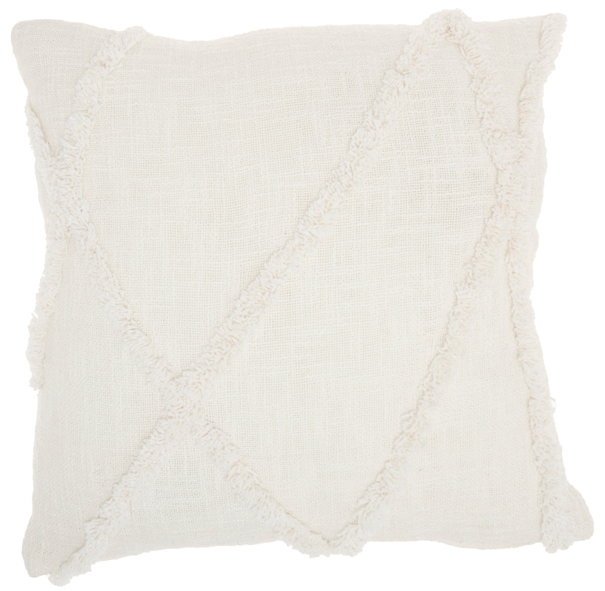 Lifestyle SH018 White 18" x 18" Throw Pillows