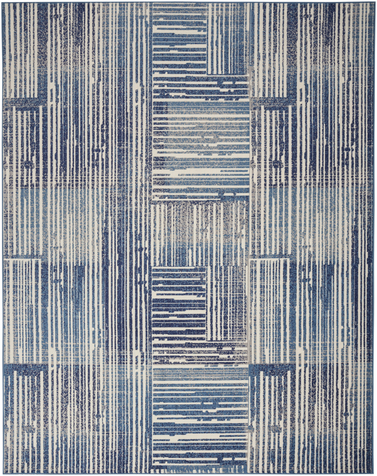 Grafix GRF42 Blue Grey Rug - Rectangle
