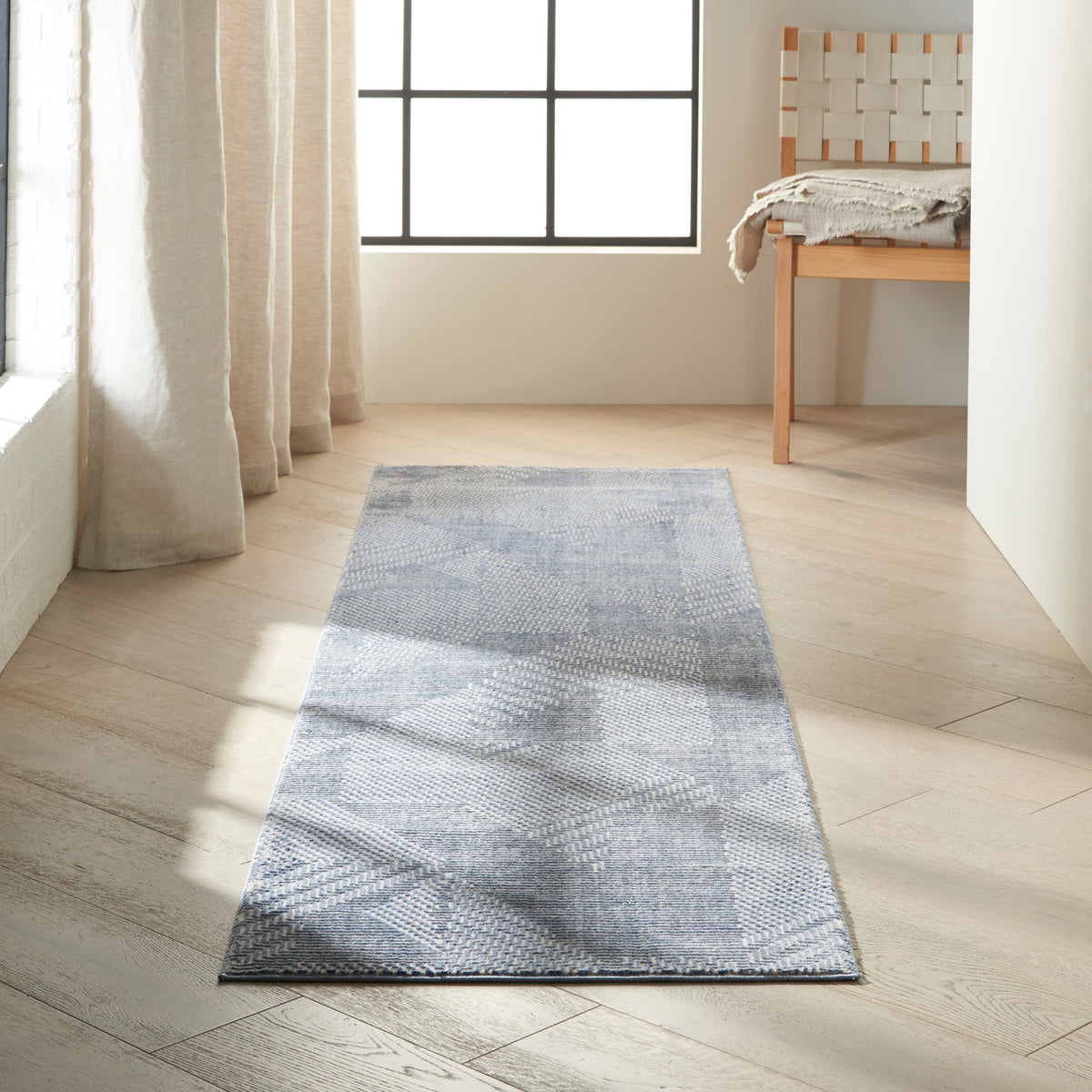 Orlando CK852 Grey Blue Rug - room scene