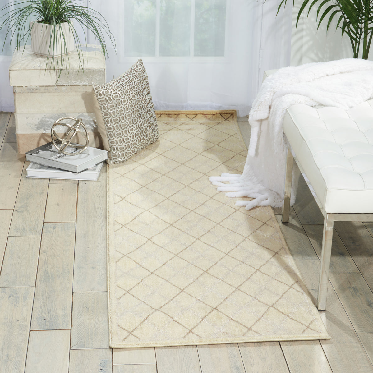 Tranquility TNQ01 Ivory Rug - room scene