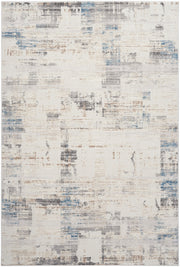 CK022 Infinity IFN06 Ivory Grey Blue Rug - Rectangle