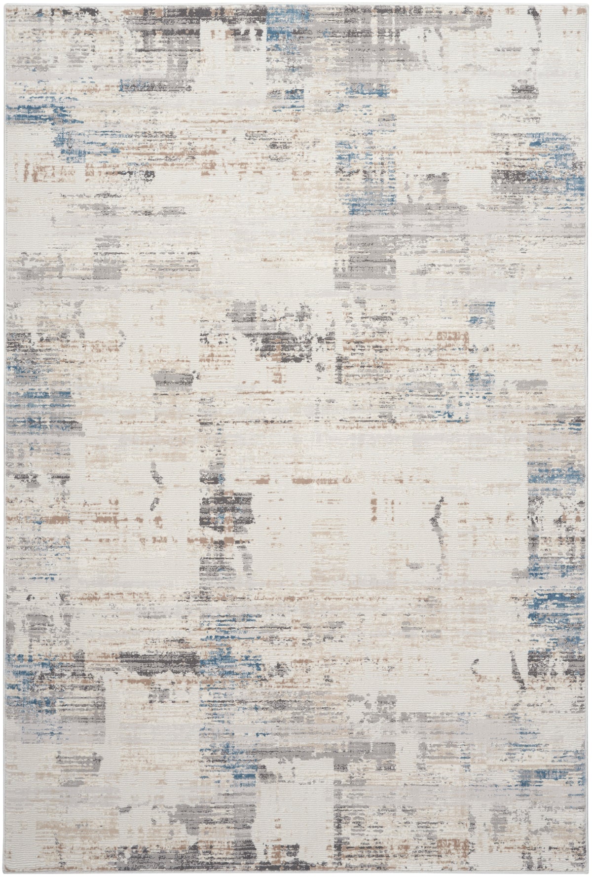 CK022 Infinity IFN06 Ivory Grey Blue Rug - Rectangle