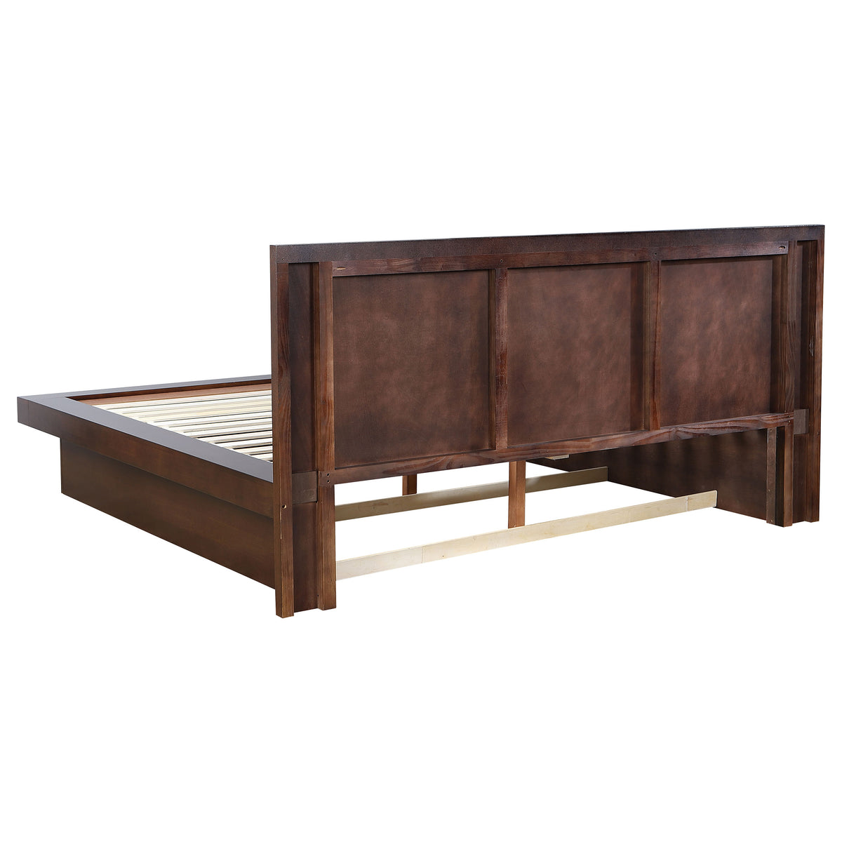 Jessica 5-piece LED Bedroom Set - Eastern King, Cappuccino
