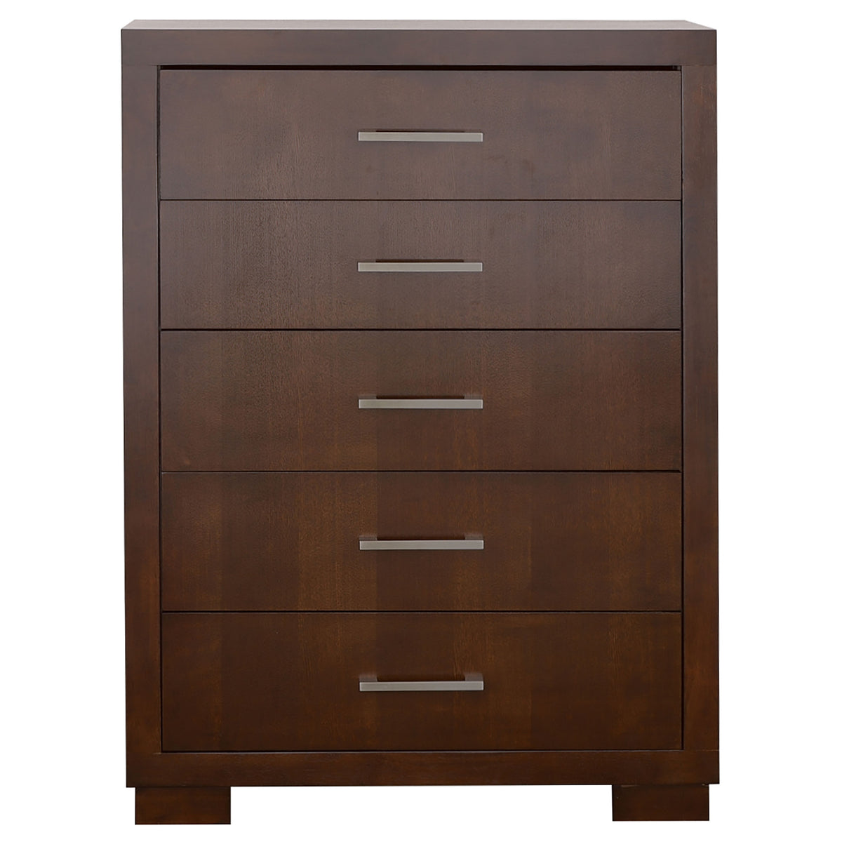 Jessica 5-piece LED Bedroom Set - Queen, Cappuccino
