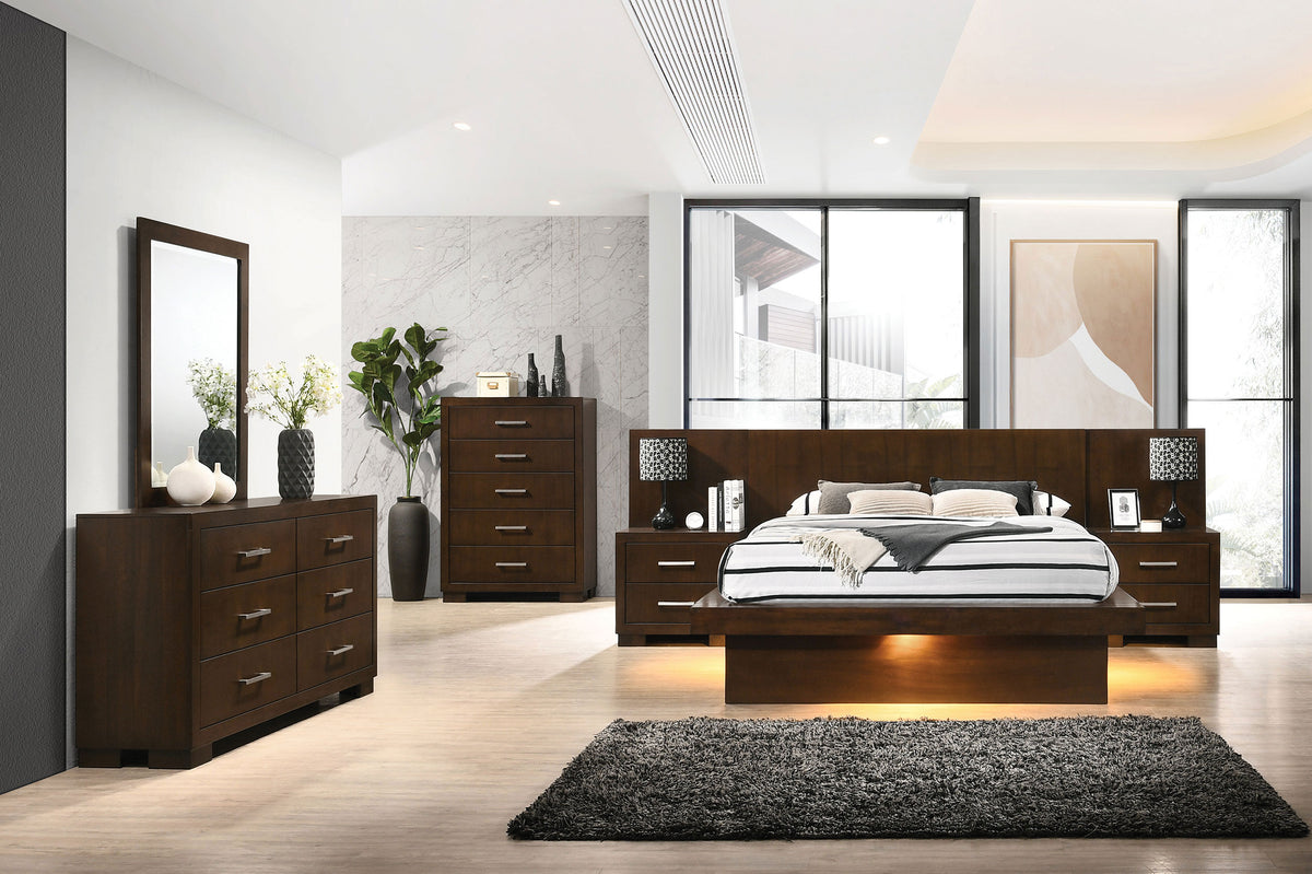 Jessica 2-drawer Nightstand - Cappuccino