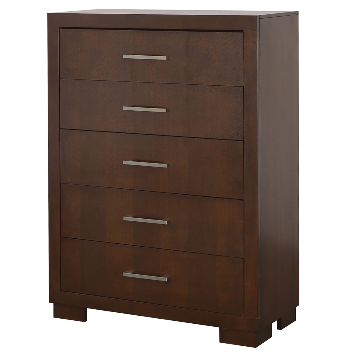 Jessica 5-drawer Bedroom Chest - Cappuccino