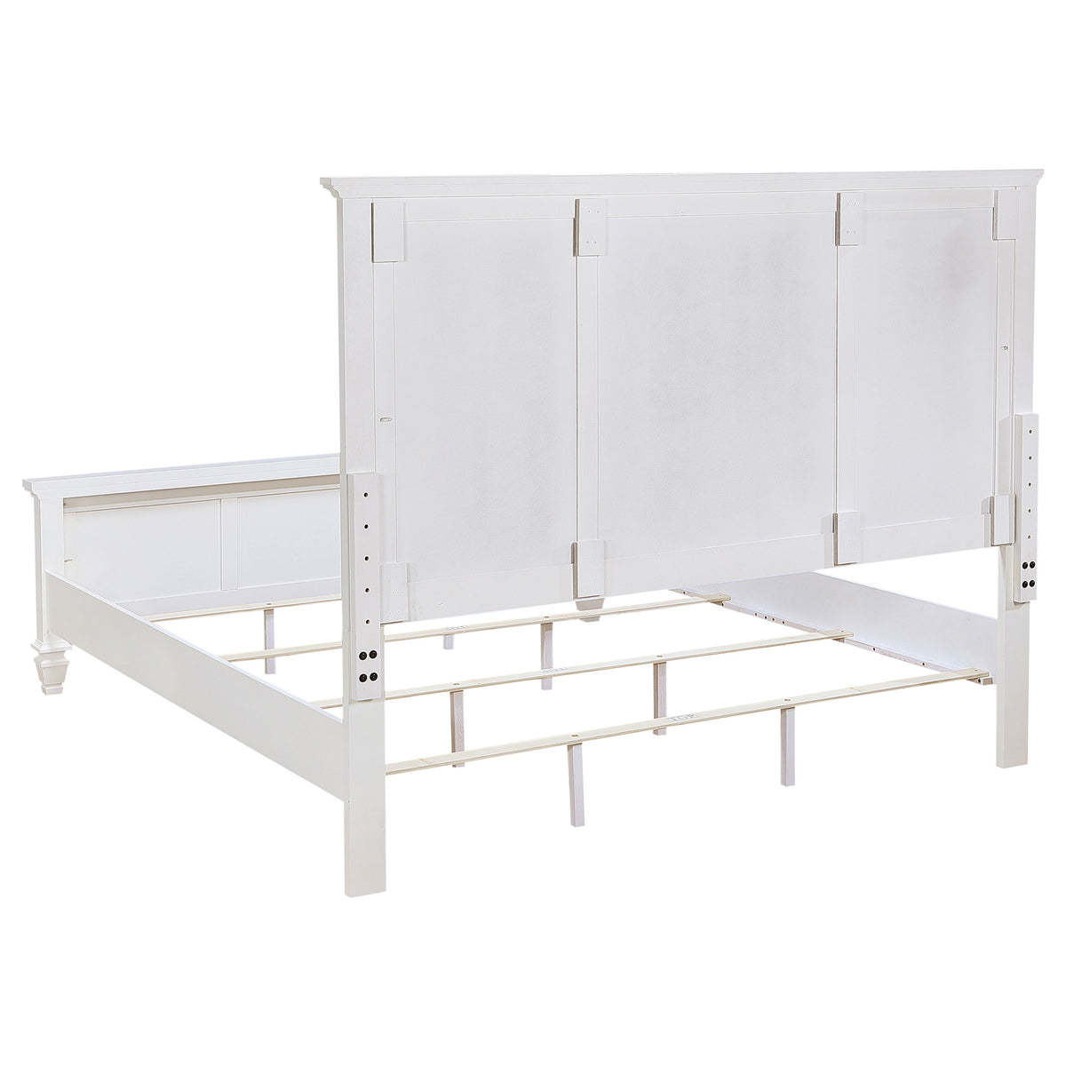 Sandy Beach Panel Bed Cream White - Eastern King