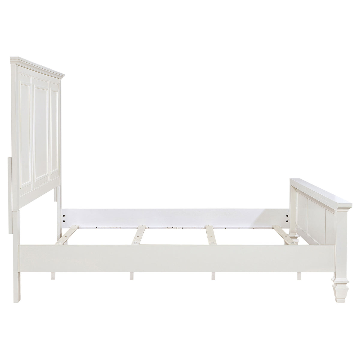 Sandy Beach Panel Bed Cream White - Eastern King