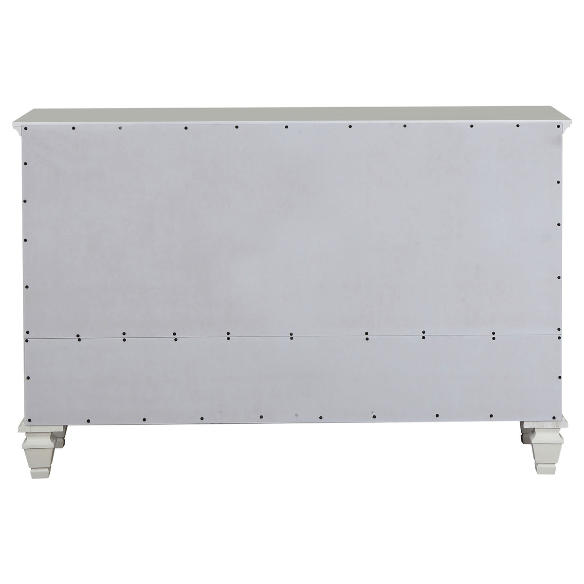 Sandy Beach 11-drawer Dresser Cream White - Without Mirror