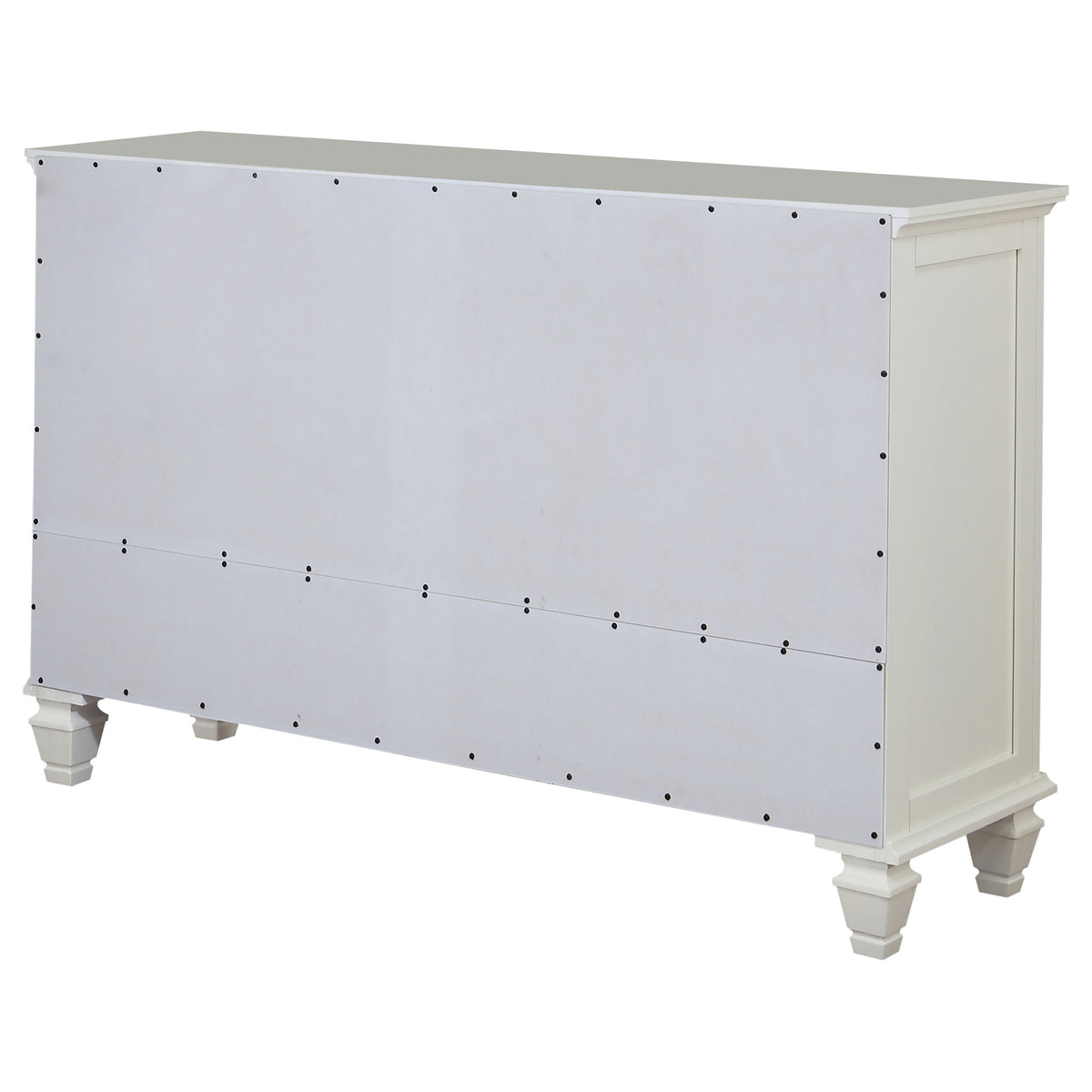 Sandy Beach 11-drawer Dresser Cream White - Without Mirror