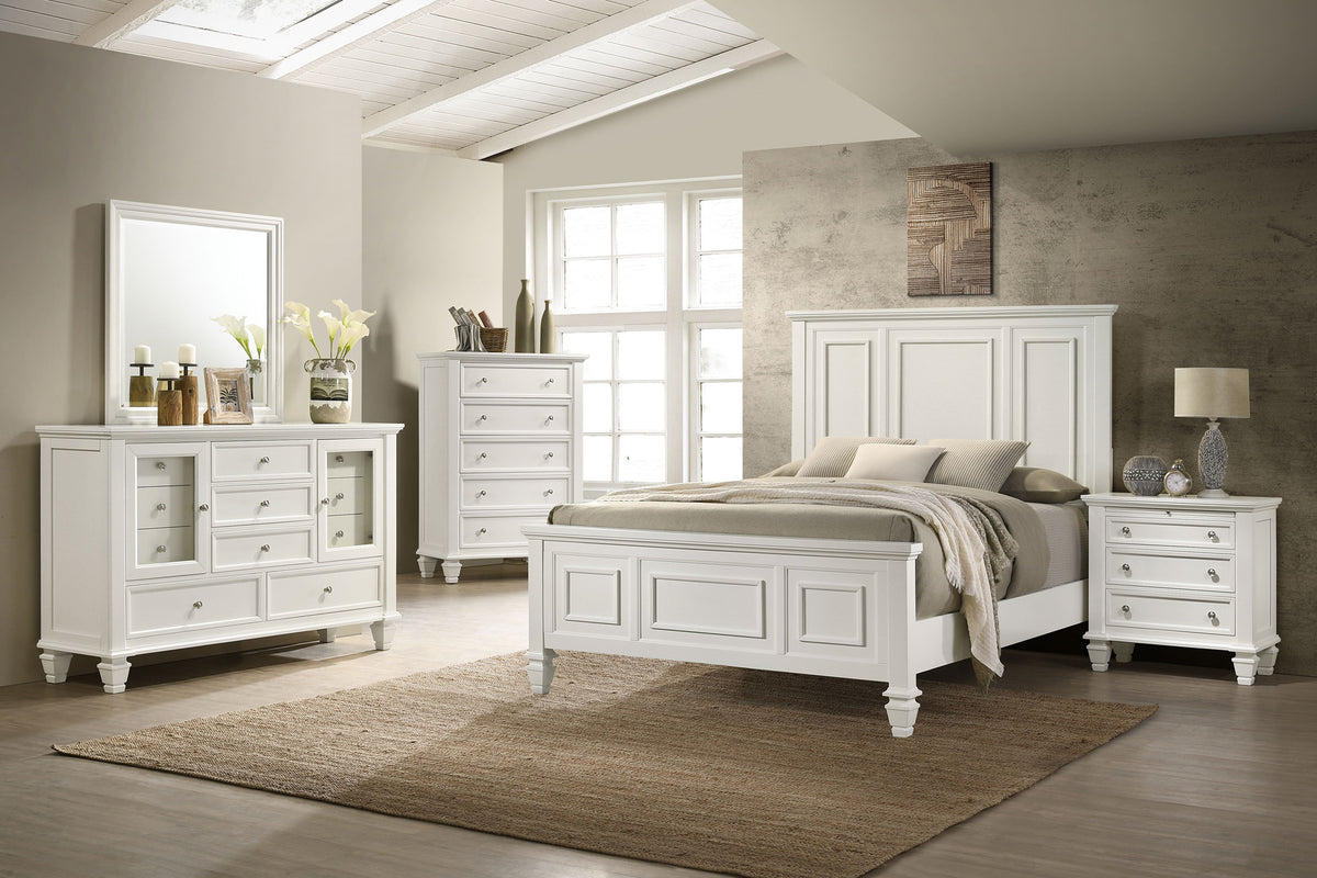 Sandy Beach 11-drawer Dresser Cream White - Without Mirror