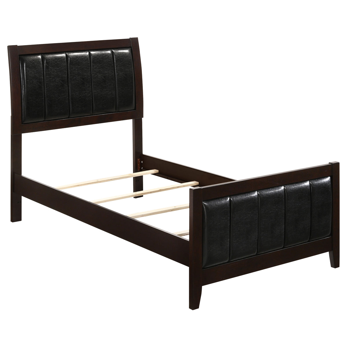Carlton 4-piece Bedroom Set Cappuccino - Twin