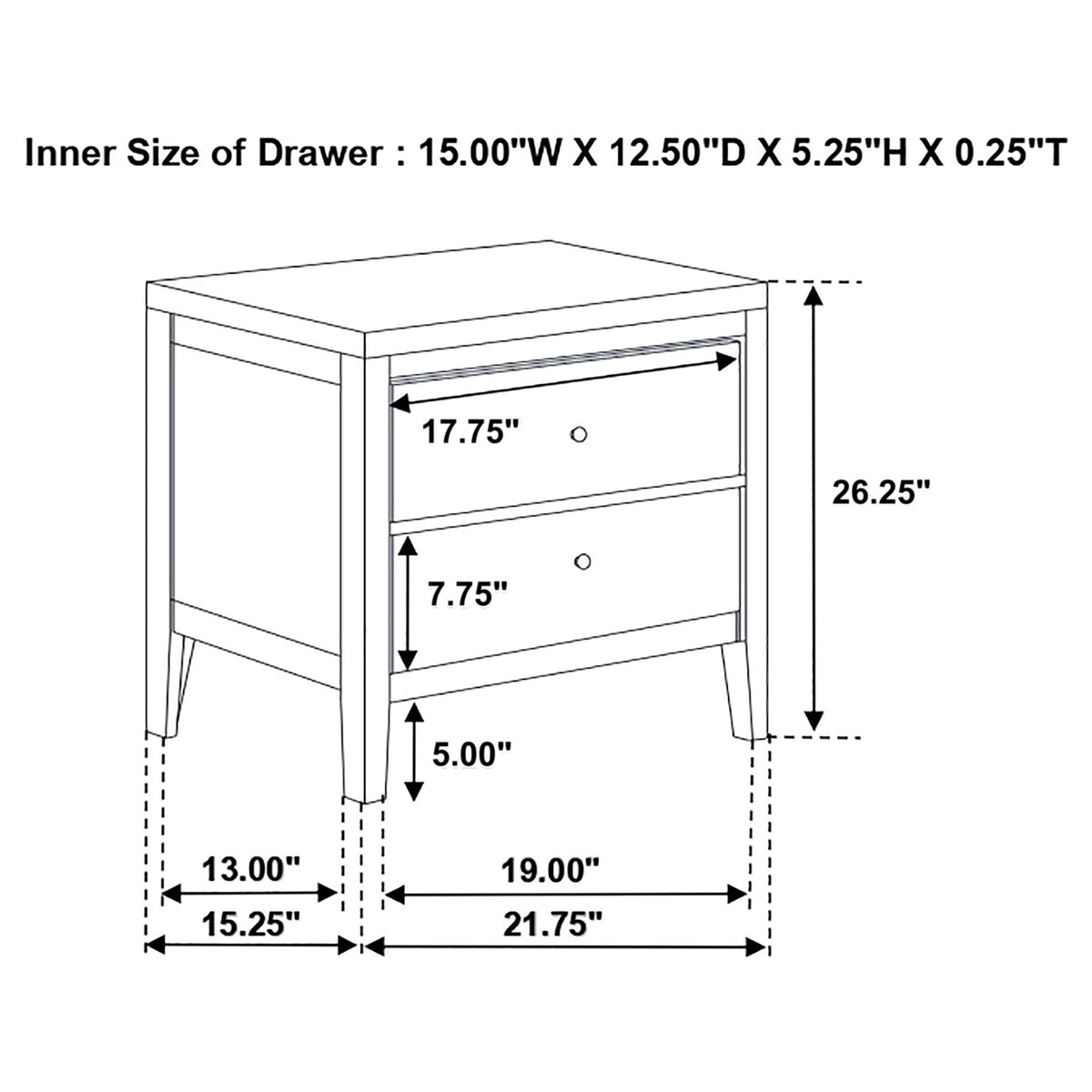 Carlton 4-piece Bedroom Set Cappuccino - Twin