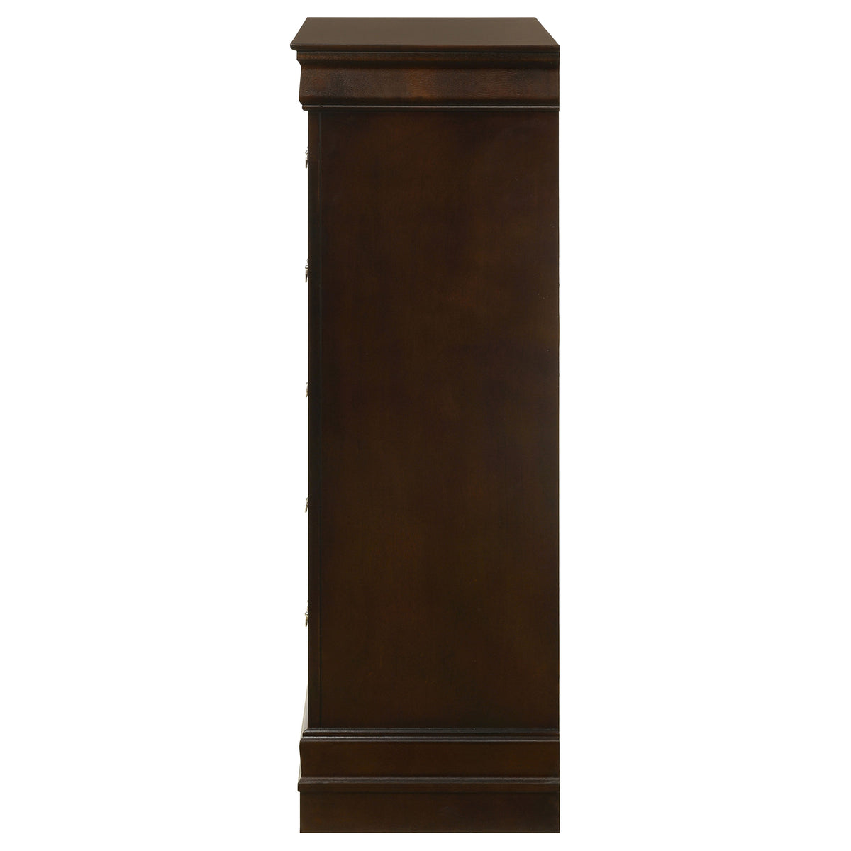 Louis Philippe 5-drawer Bedroom Chest - Cappuccino