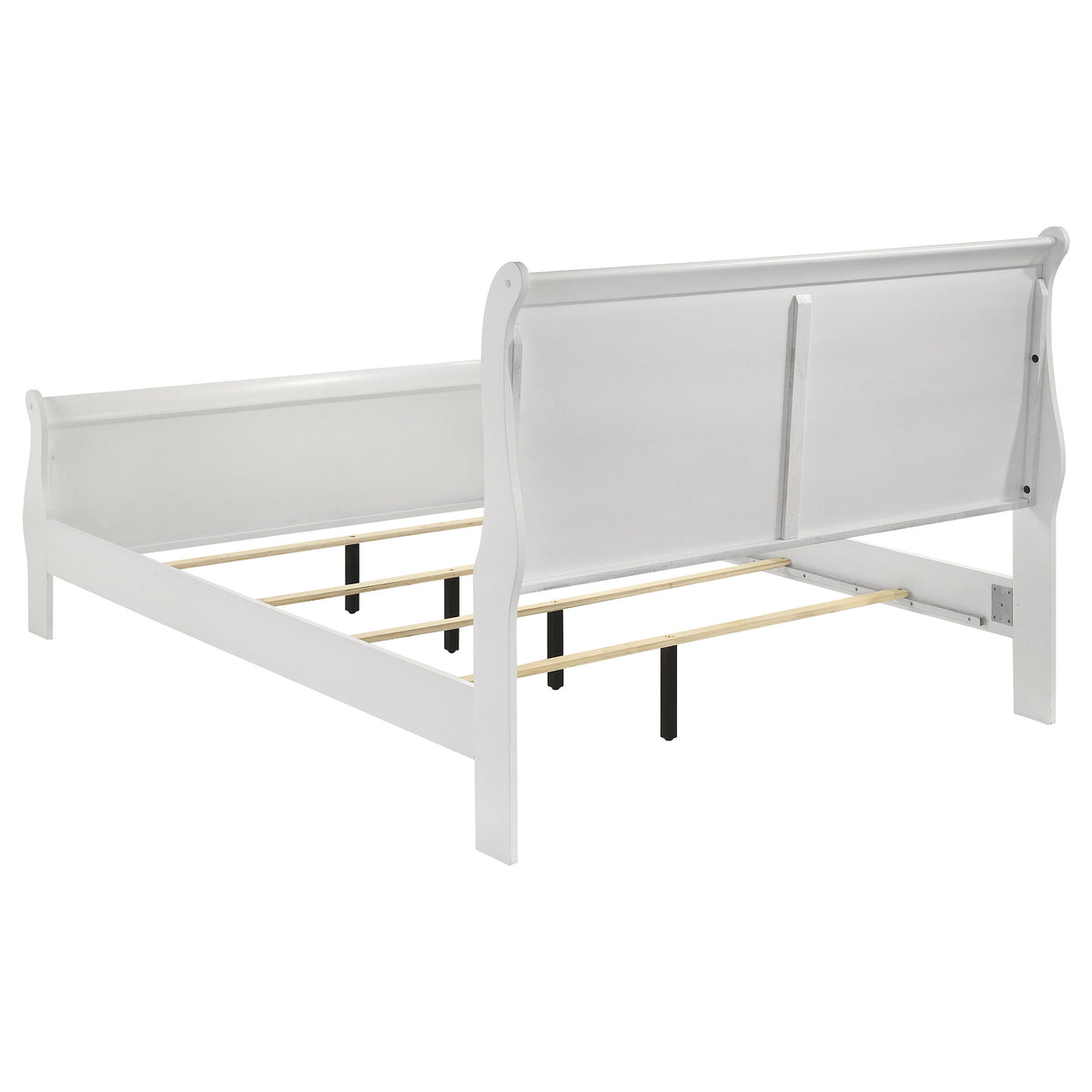 Louis Philippe 4-piece Bedroom Set White - Full