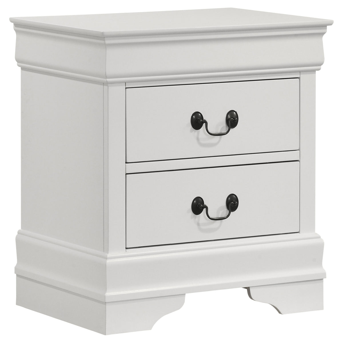 Louis Philippe 4-piece Bedroom Set White - Eastern King