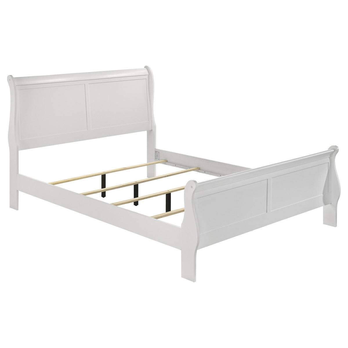 Louis Philippe 4-piece Bedroom Set White - Queen