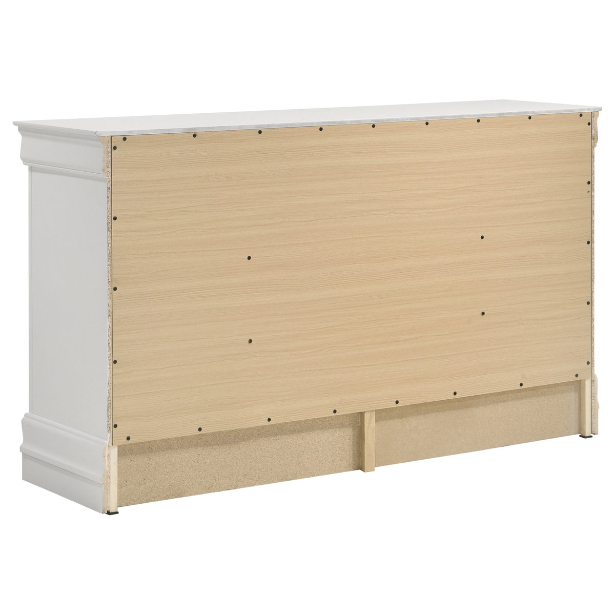 Louis Philippe 4-piece Bedroom Set White - Queen