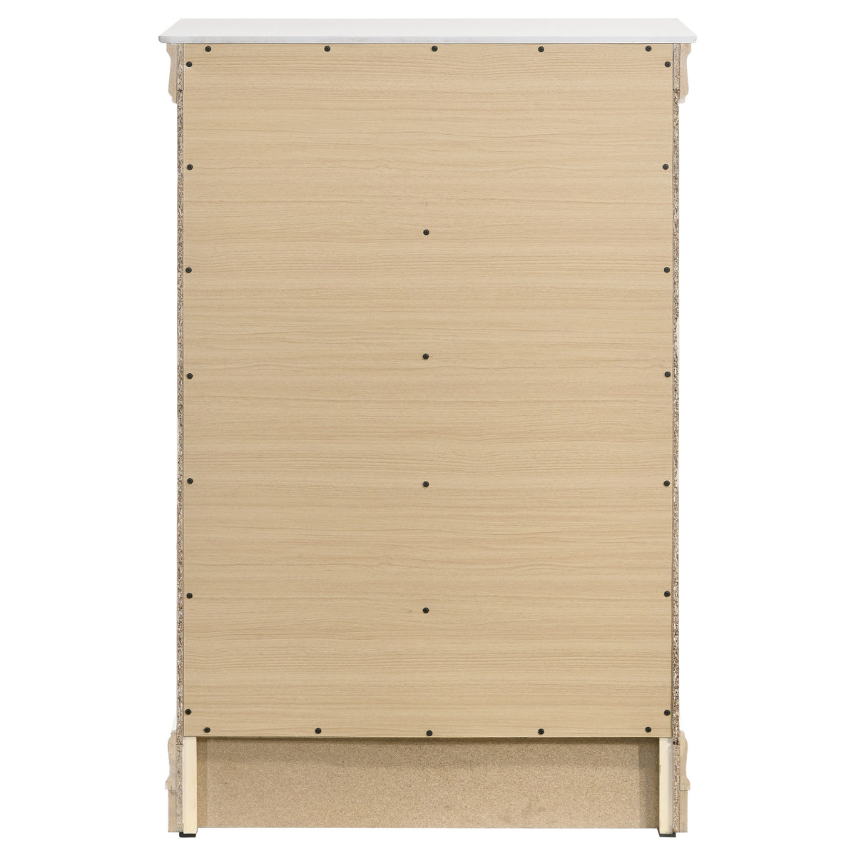 Louis Philippe 5-drawer Bedroom Chest - White
