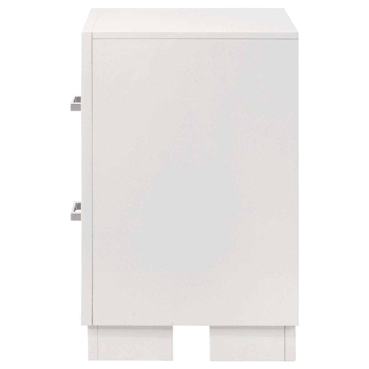 Jessica 2-drawer Nightstand - Snow White