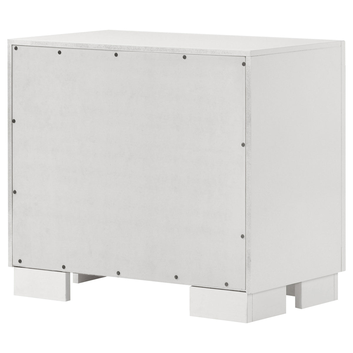 Jessica 2-drawer Nightstand - Snow White
