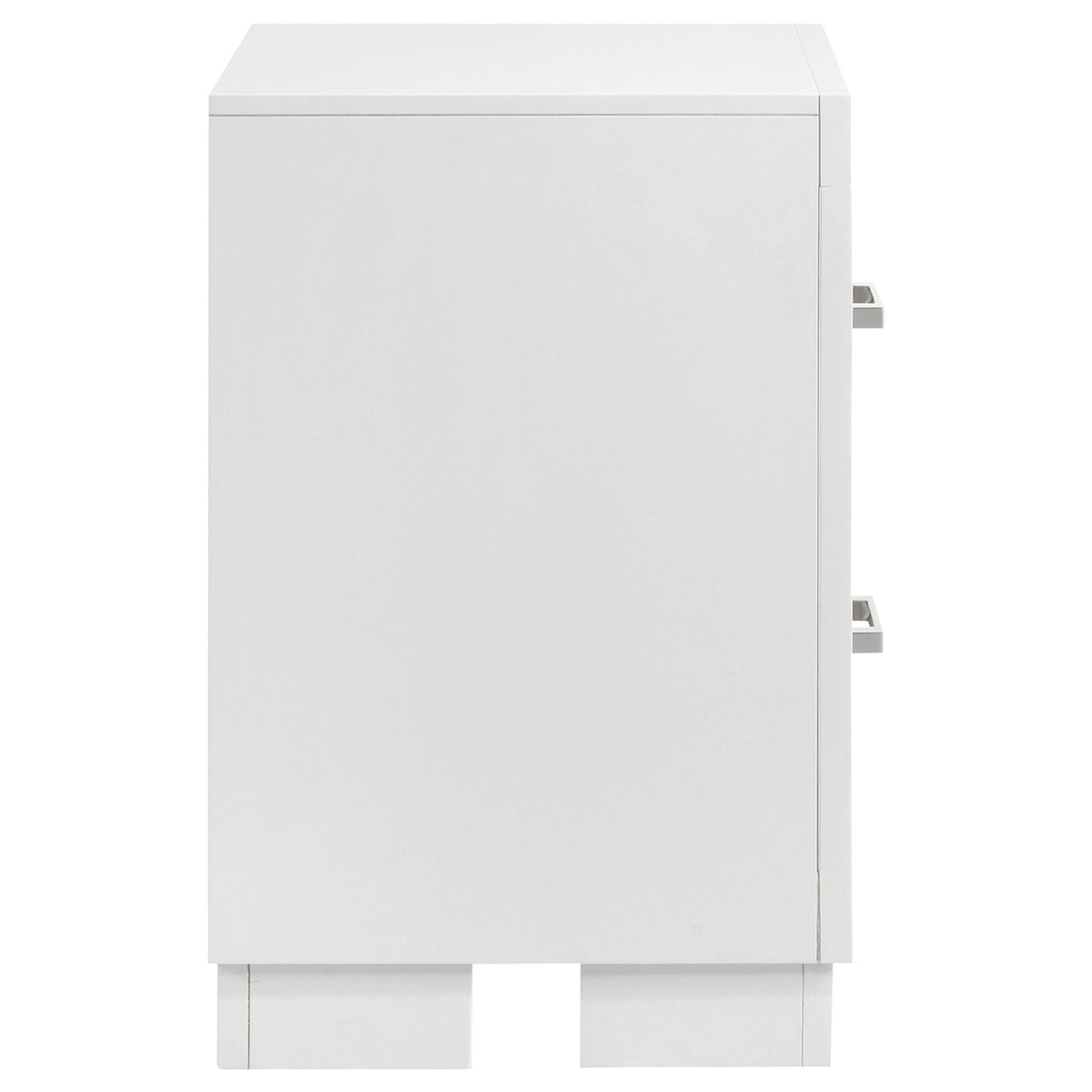 Jessica 2-drawer Nightstand - Snow White
