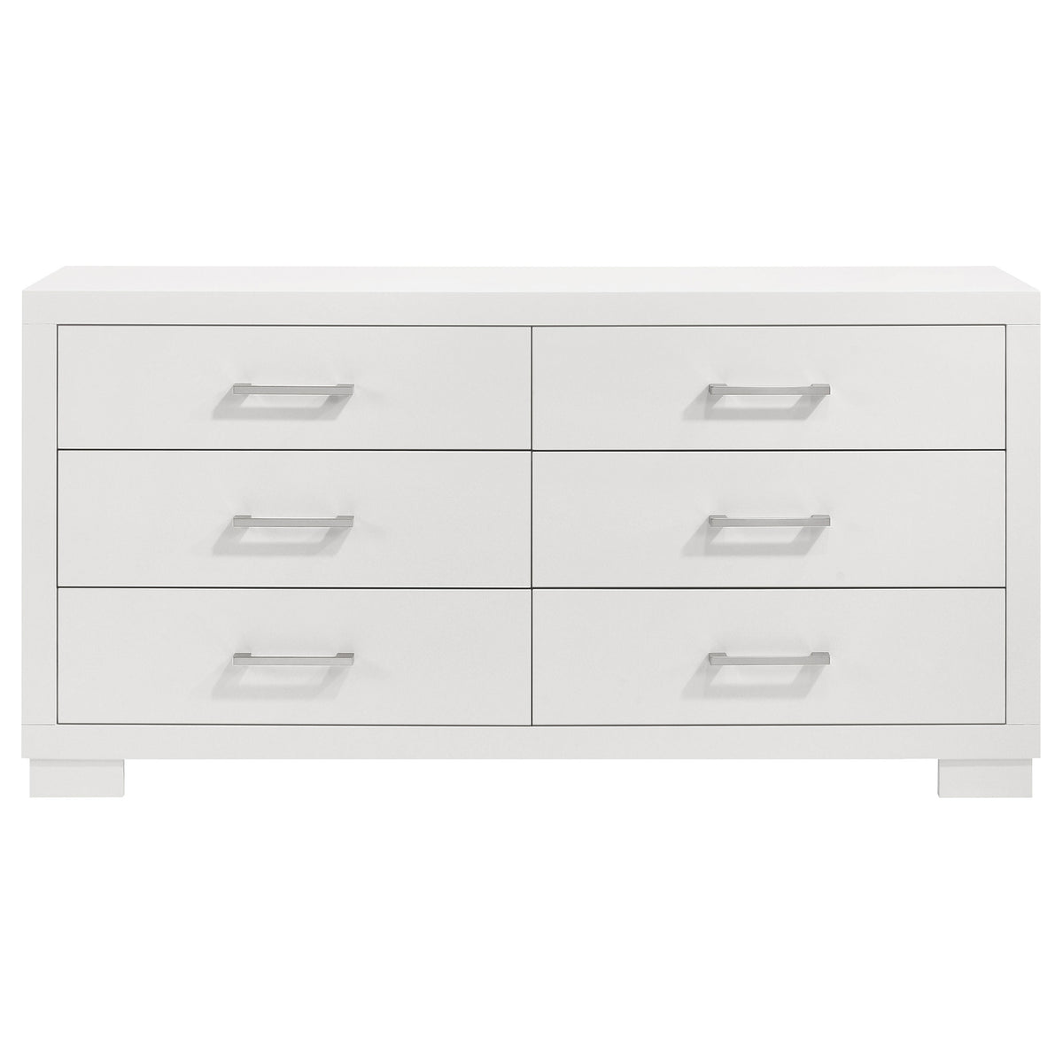 Jessica 6-drawer Dresser - Snow White, Without Mirror