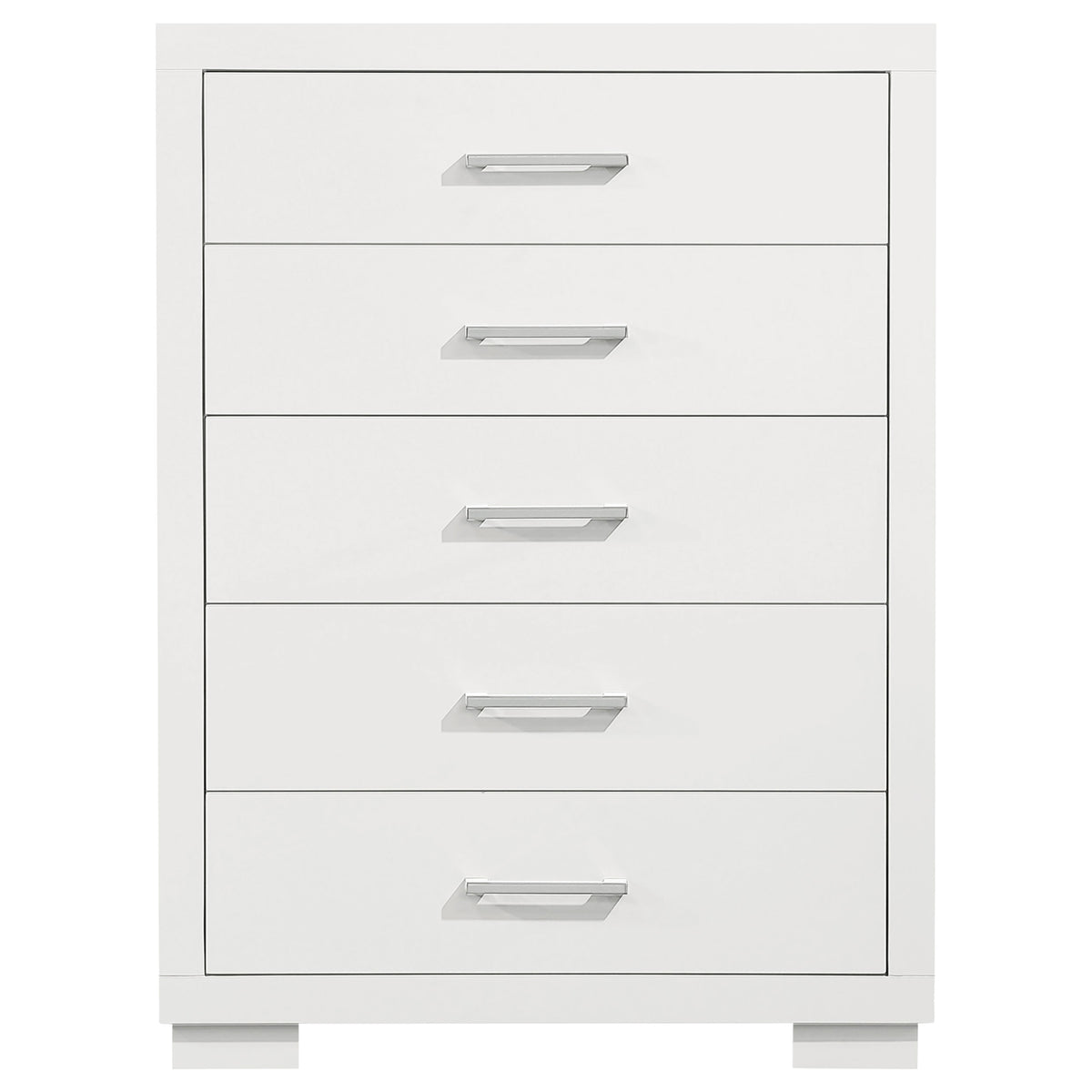 Jessica 5-drawer Bedroom Chest - Snow White