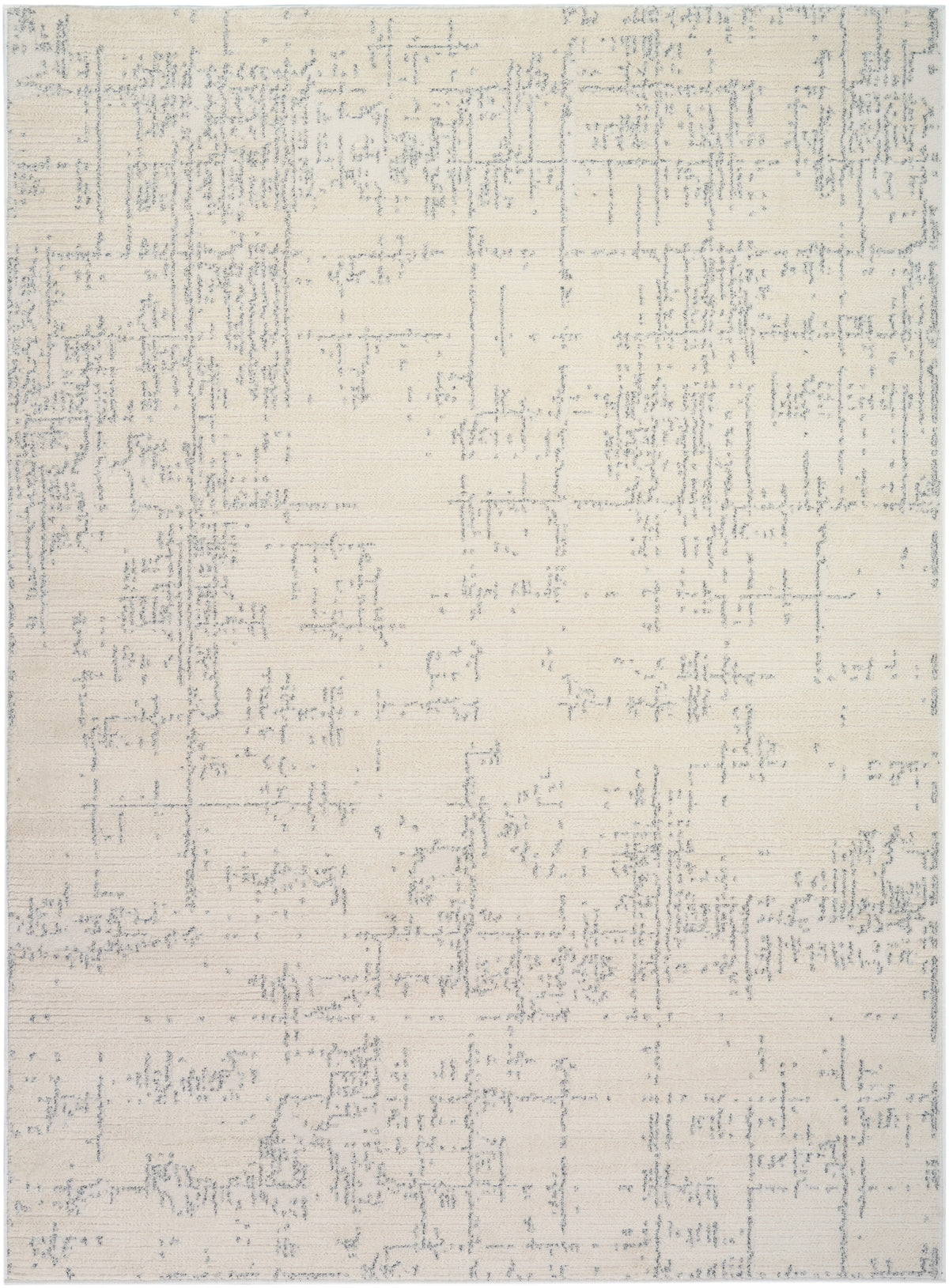 Ivory Hues IVH01 Ivory Grey Rug - Rectangle