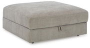 Aslan Court Ottoman With Storage Chenille