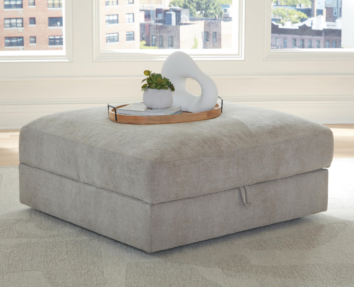 Aslan Court Ottoman With Storage Chenille