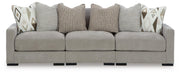 Aslan Court 3-Piece Sofa Sectional Chenille