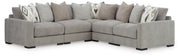 Aslan Court 5-Piece Sectional Chenille