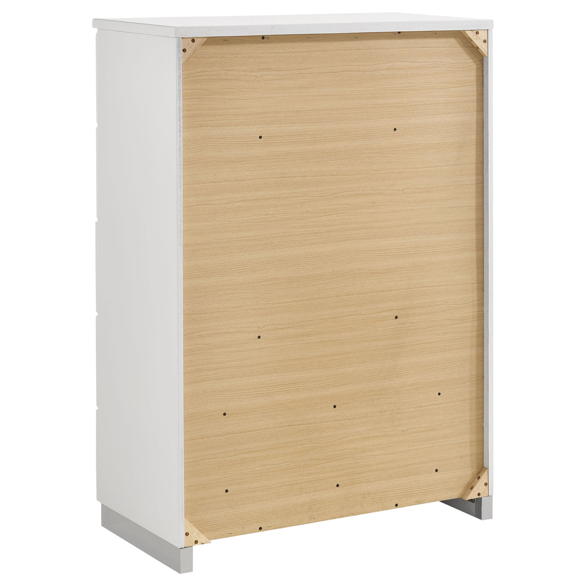 Felicity 6-piece Bedroom Set White High Gloss - California King