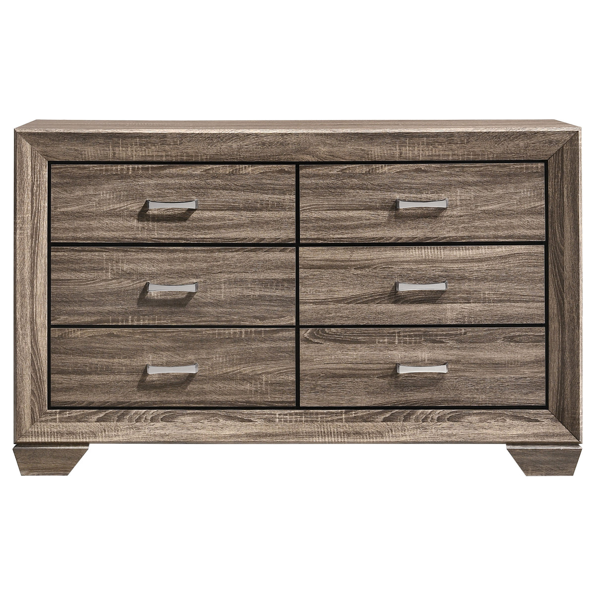 Kauffman 4-piece Bedroom Set with Storage Panel Bed - Queen, Washed Taupe