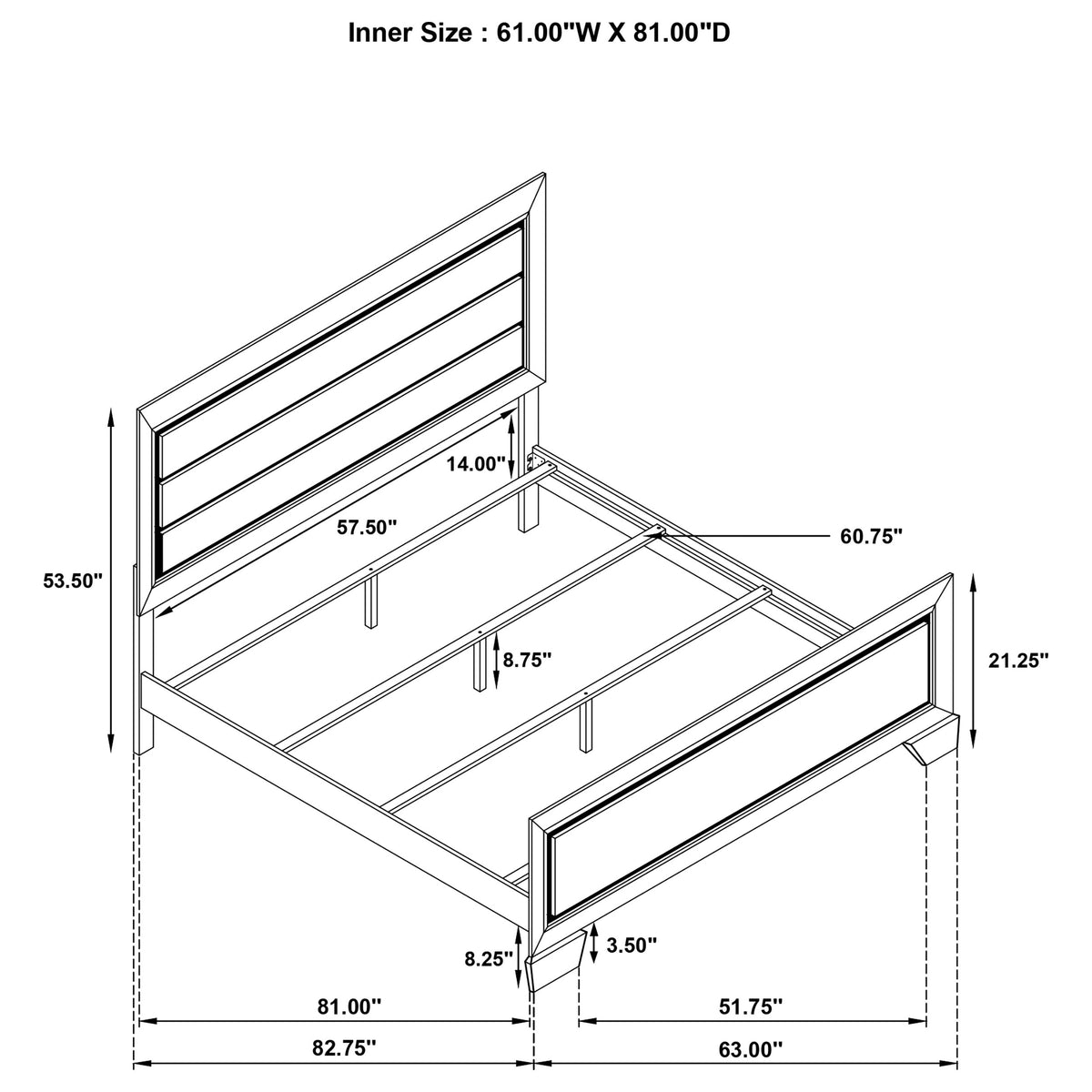 Kauffman Wood Panel Bed - Queen, Washed Taupe