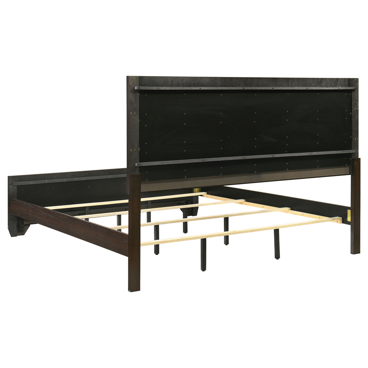 Kauffman 5-piece Bedroom Set with Panel Bed - Eastern King, Dark Cocoa