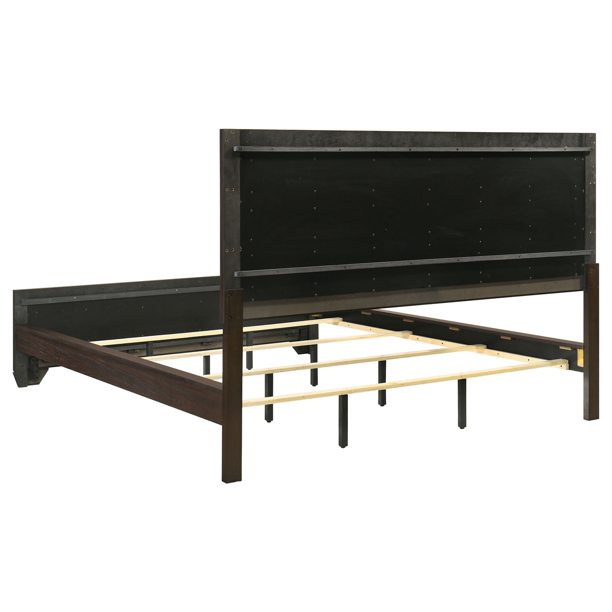 Kauffman 5-piece Bedroom Set with Panel Bed - California King, Dark Cocoa