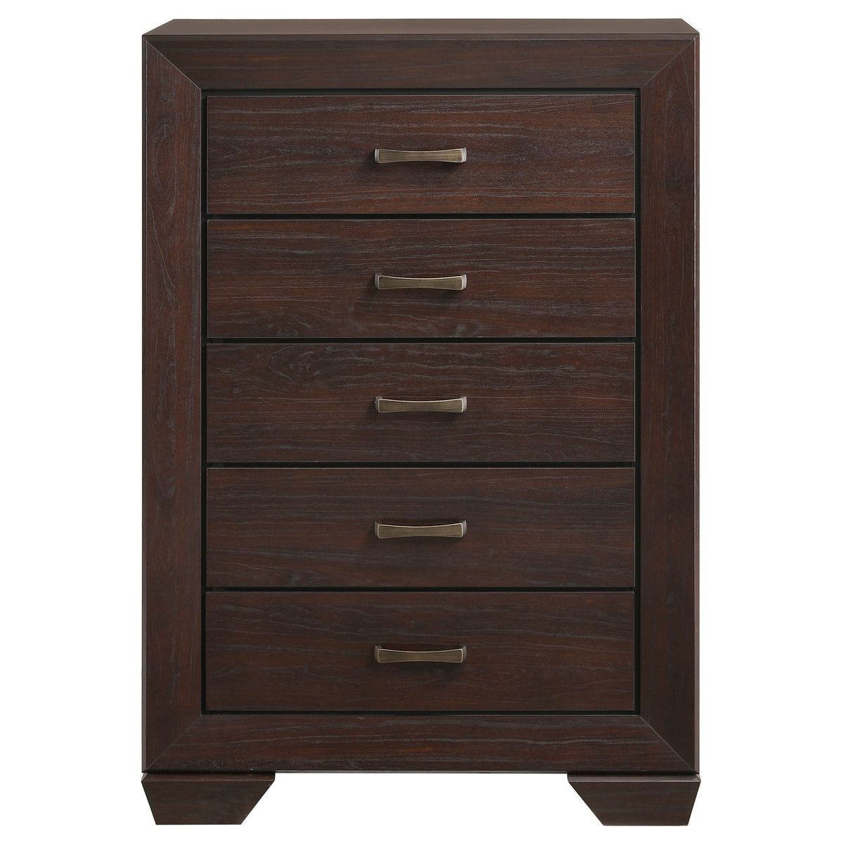 Kauffman 5-drawer Bedroom Chest - Dark Cocoa