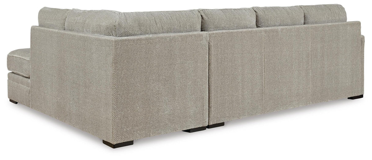 Calnita 2-Piece Sectional with Chaise Velvet