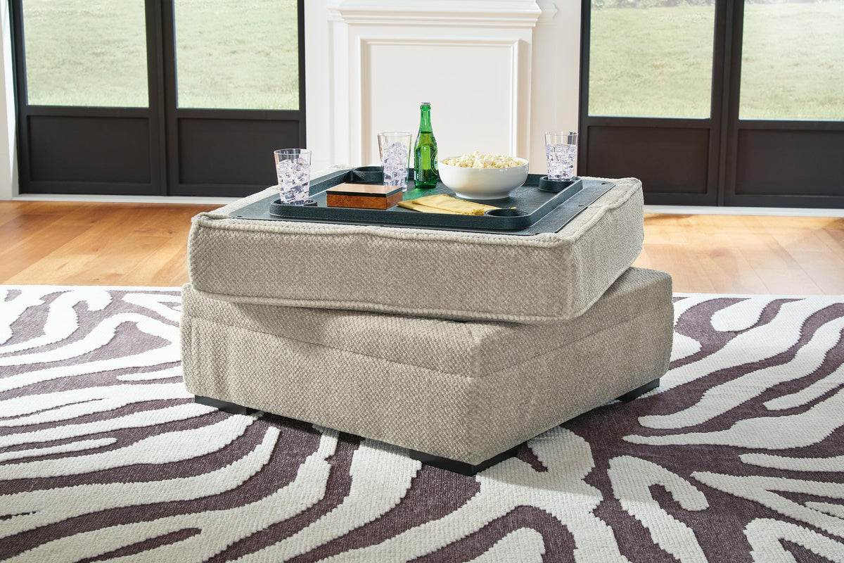 Calnita Ottoman With Storage Velvet