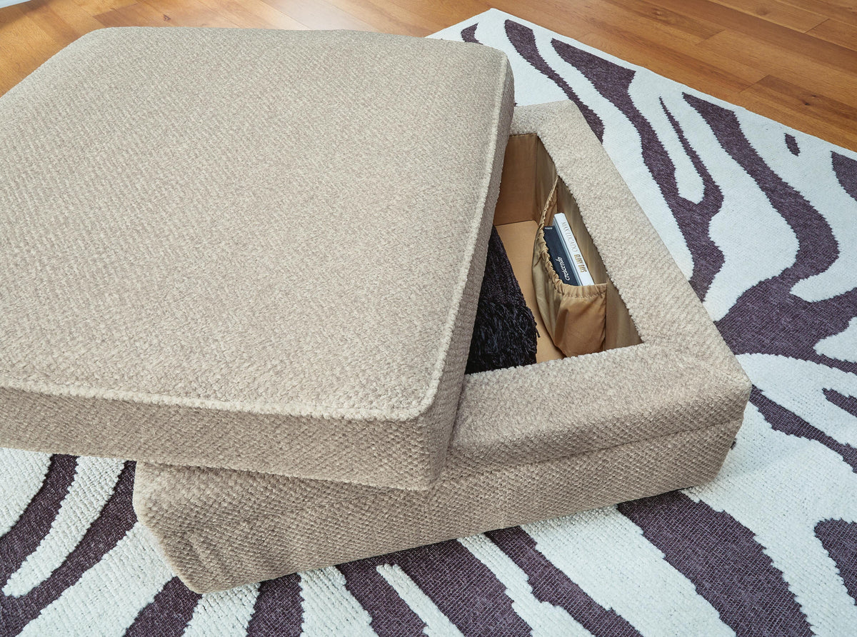 Calnita Ottoman With Storage Velvet