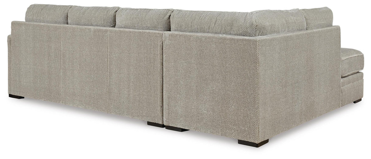 Calnita 2-Piece Sectional with Chaise Velvet
