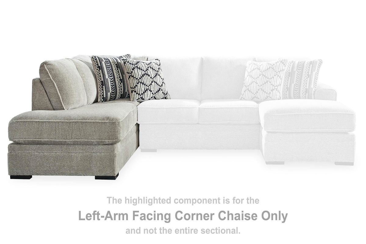 Calnita LAF Corner Chaise Velvet
