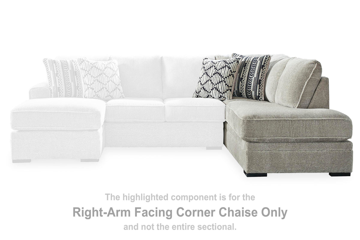 Calnita RAF Corner Chaise Velvet
