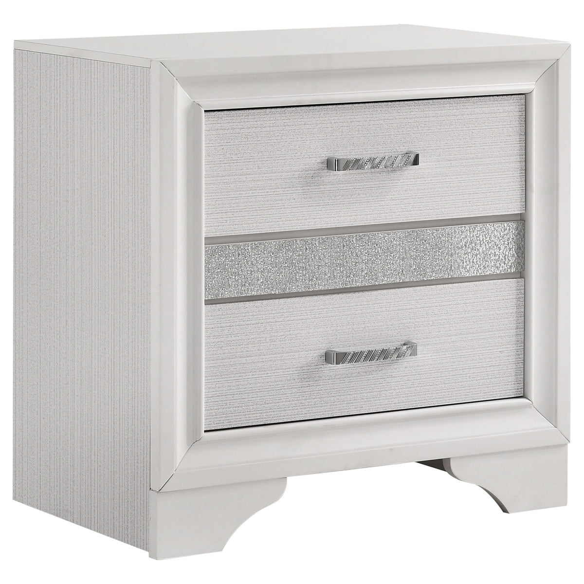 Miranda 5-piece Bedroom Set with 51-inch Wood Storage Panel Bed - California King, White
