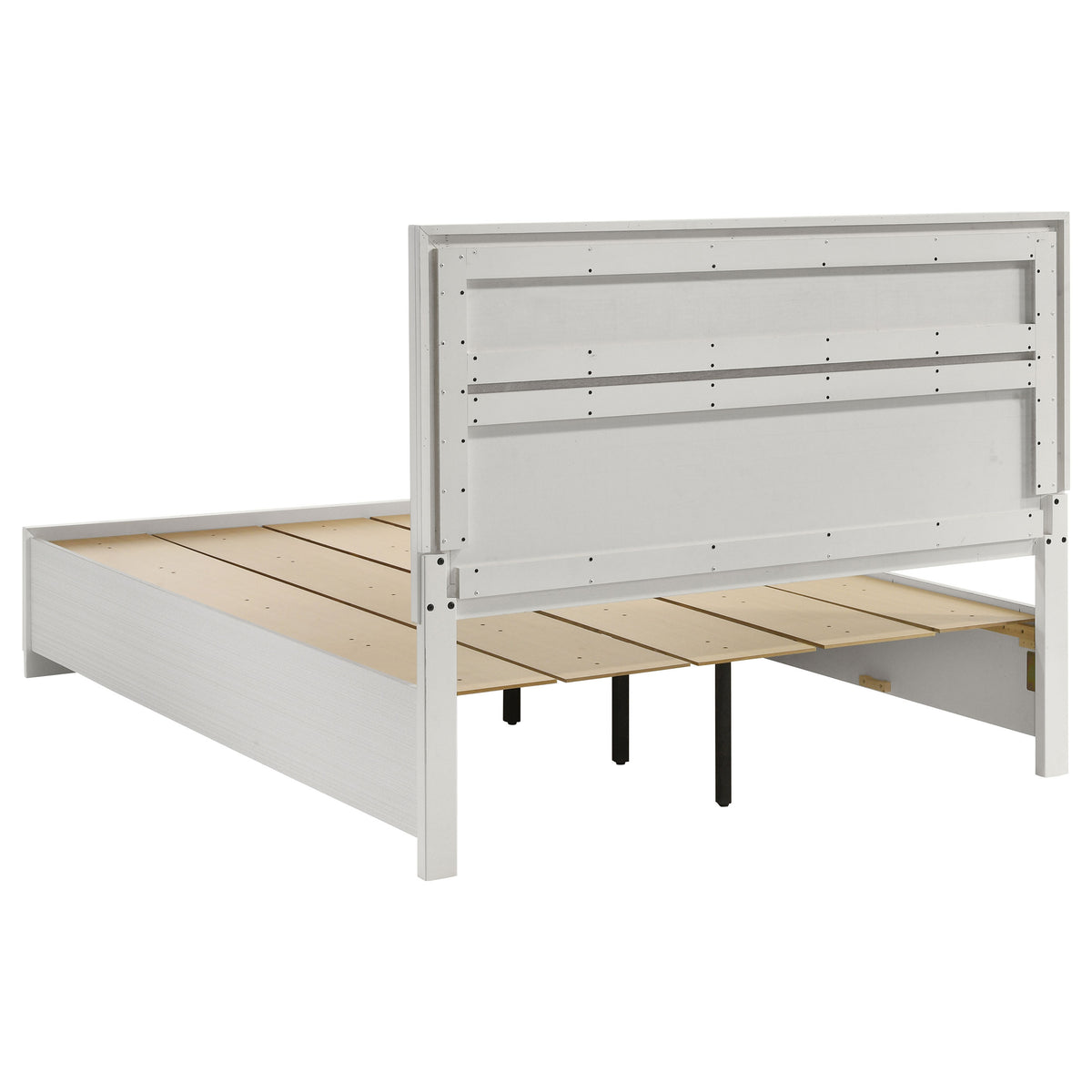 Miranda 5-piece Bedroom Set with 51-inch Wood Storage Panel Bed - Queen, White